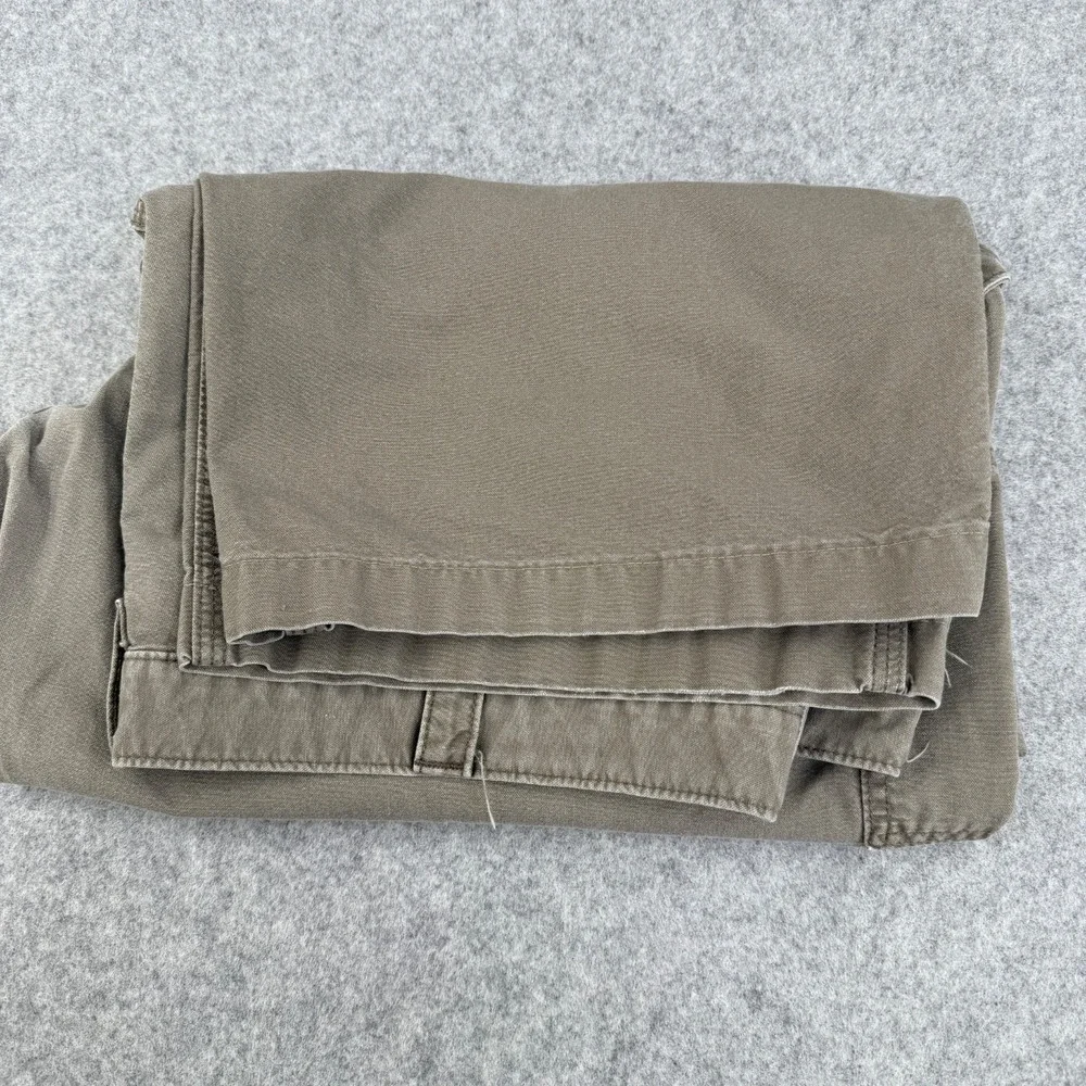 Carhartt Pants Mens 46x33 (actual 44x25) Tan Loose Original Fit Cargo Carpenter - Picture 5 of 9